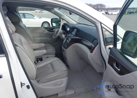 2012 Nissan Quest Le from USA, damaged, VIN JN8AE2KP4C9040517